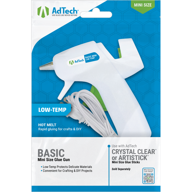 Mini Glue Gun Low Temperature Crafting Tool - 3 Pack