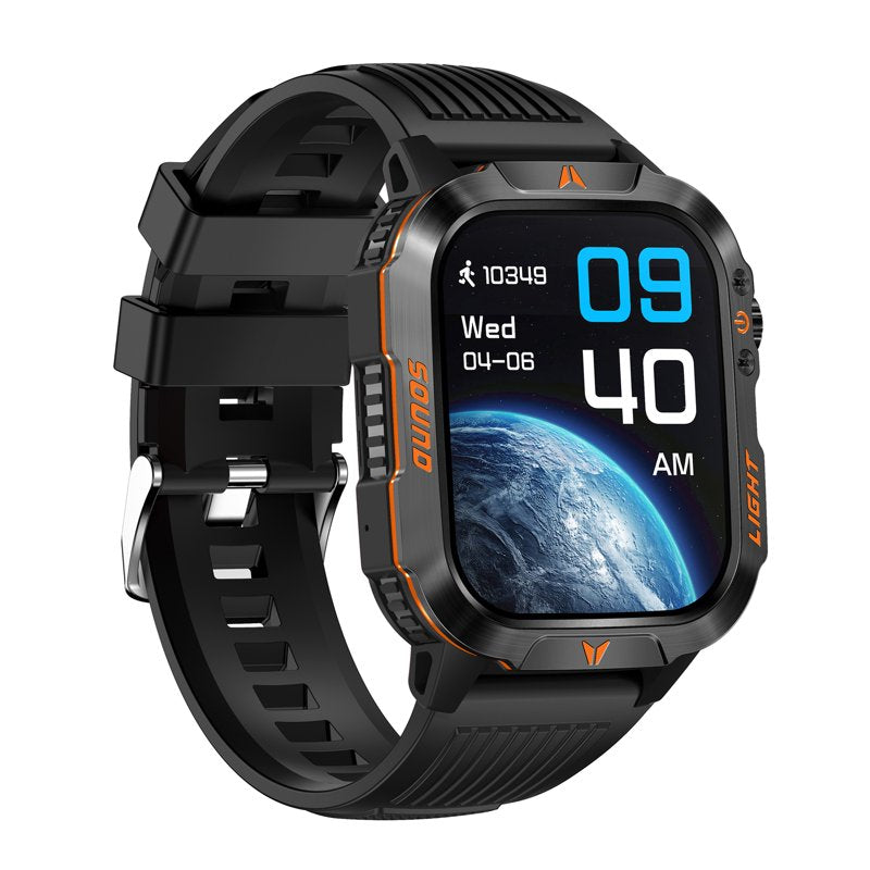 Bluetooth Smartwatch with Heart Rate Blood Pressure Oxygen Sleep Tracking 2-Inch Screen