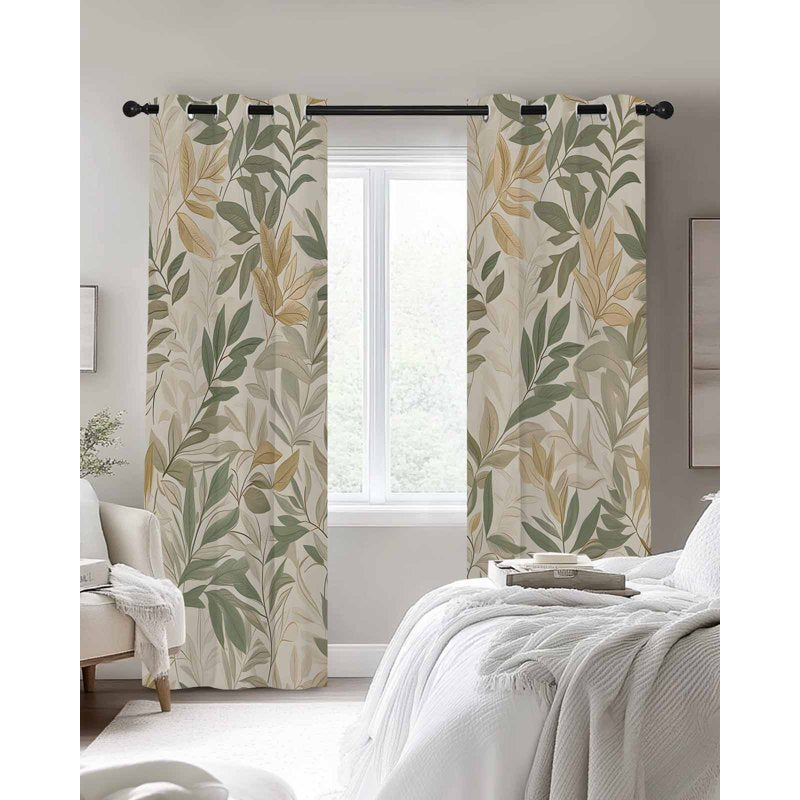 Blackout Window Curtains 52x72 Inches Thermal Insulated Darkening Drapes for Bedroom & Living Room