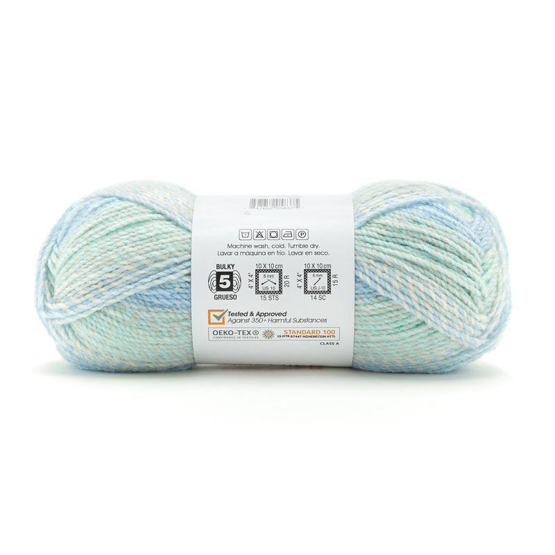 Bulky Acrylic Yarn for Knitting and Crocheting - 7oz 328yds - Multi-Color Options