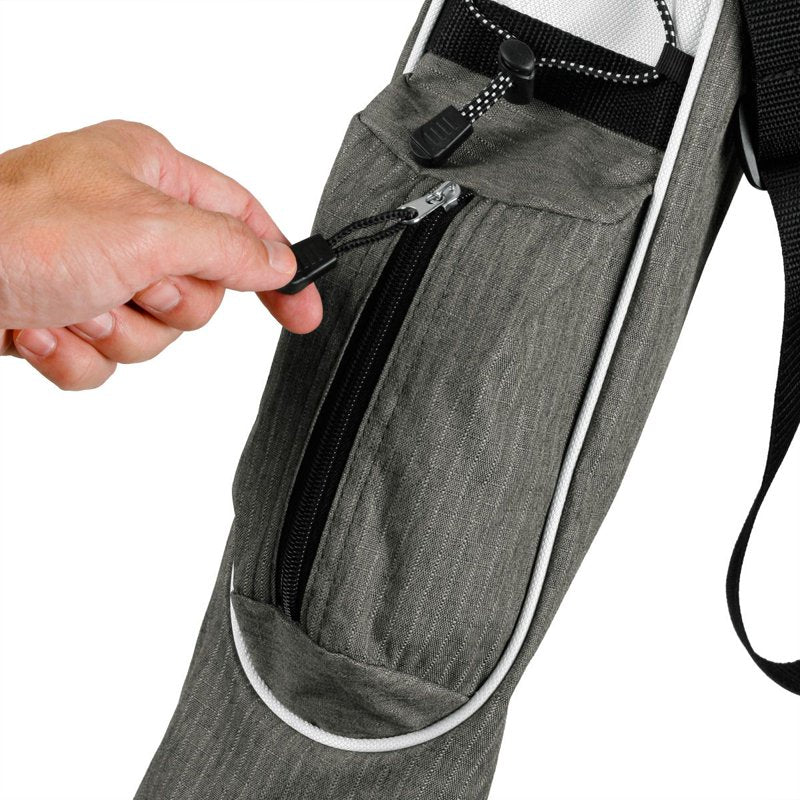 Orlimar Pitch ’n Putt Lightweight Sunday Golf Bag - Smoke Gray