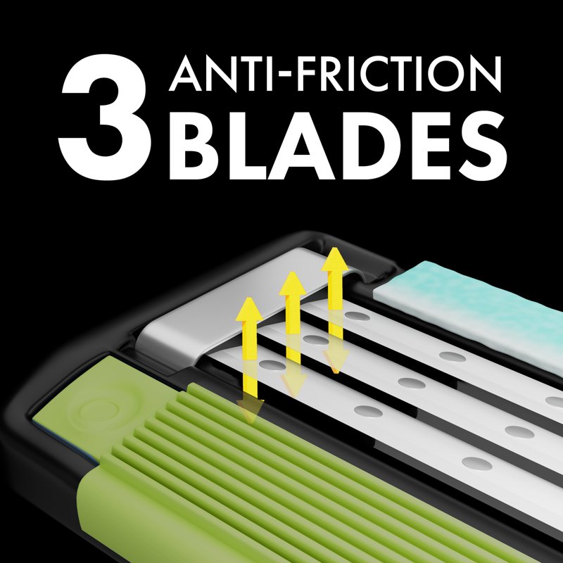 (4 Pack) Gillette Mach3 Sensitive Disposable Razors for Men with Pivoting Head – 28 Variation
