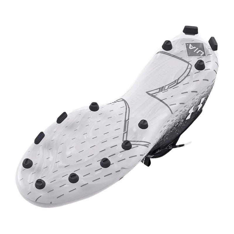 Under Armour Spotlight Lux 2.0 Molded Football Cleats - White, Size 11