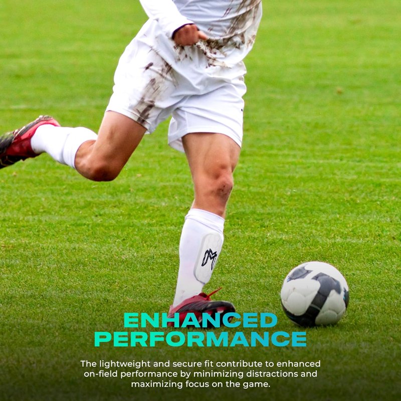 Mini Shin Guard Sleeves with Built-In EVA Pads - White, Variation Maxi