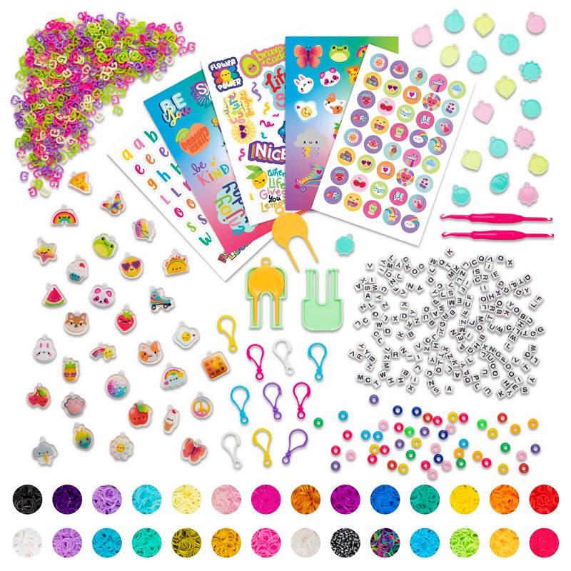 DIY Rubber Band Craft Kit with 11,000 Bands & Accessories for Kids Ages 7+