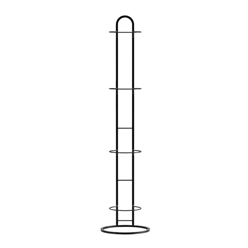Vertical Sports Equipment Storage Rack Multi-Layer Metal Organizer for Basketball Football Volleyball
