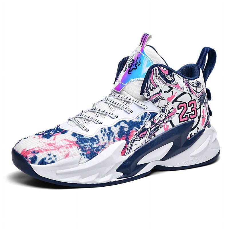 High Top Basketball Shoes for Boys, Indoor & Outdoor Sports Sneakers