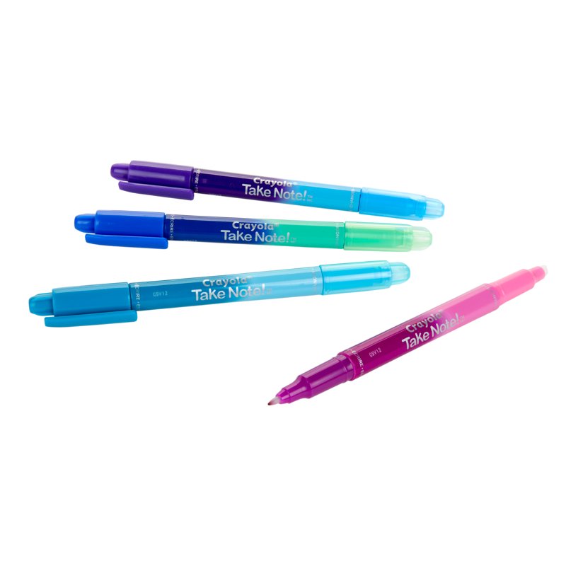 Color Changing Dual-End Pens - 4 Pack for Kids and Art Projects
