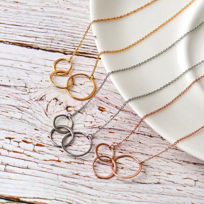 Personalized Necklace and Card Gift Set for Mother's Day Christmas - Hypoallergenic Stainless Steel, Gift Box Included