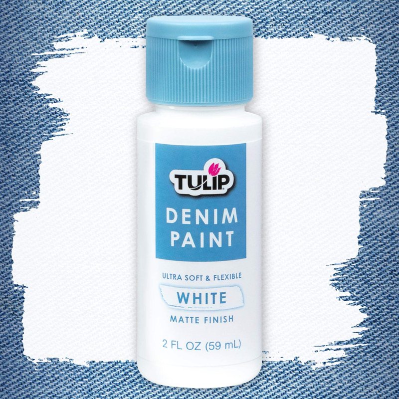 Denim Paint & Stencil Kit for Custom Jeans and Jackets - 8 Pieces
