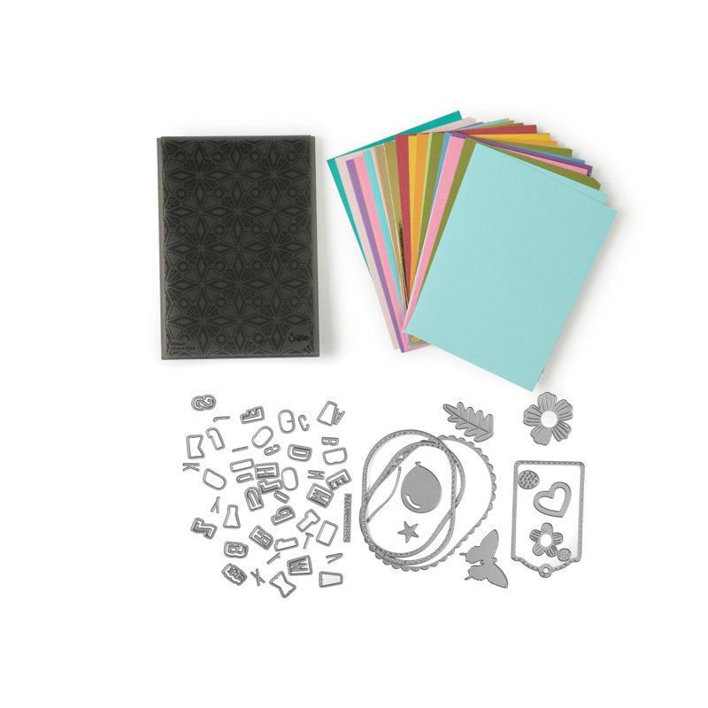 Die-Cutting and Embossing Machine with Starter Kit - Versatile Craft Tool