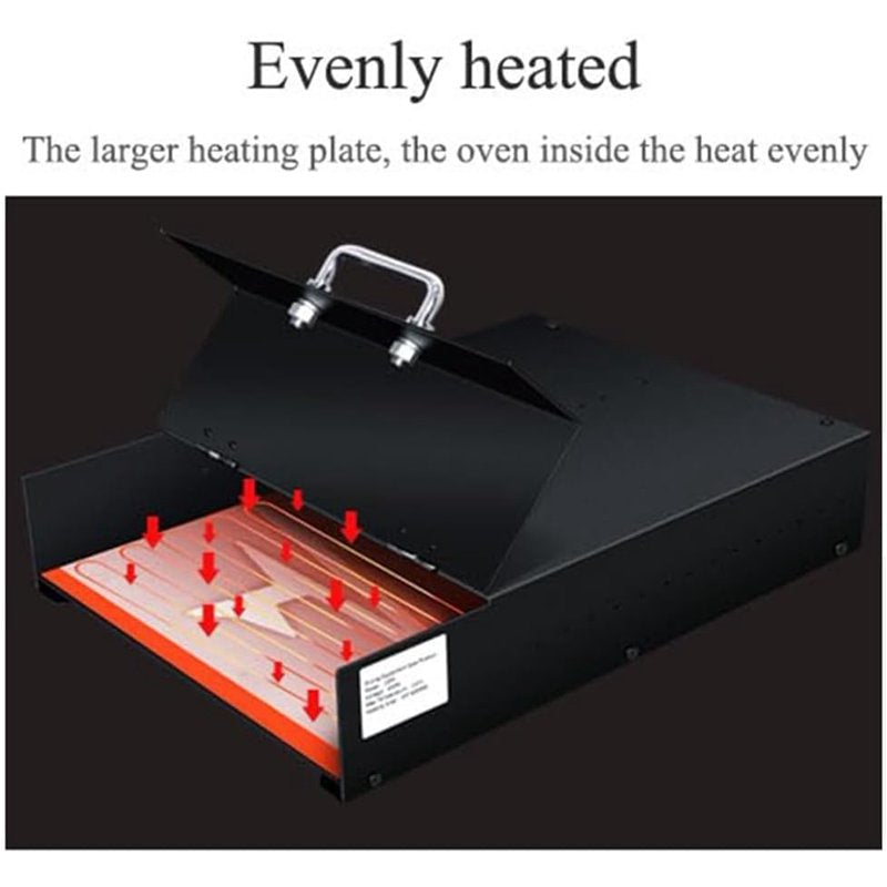 DTF Oven Dryer with Temperature Control for Heat Transfer Printing A3/A4/A5