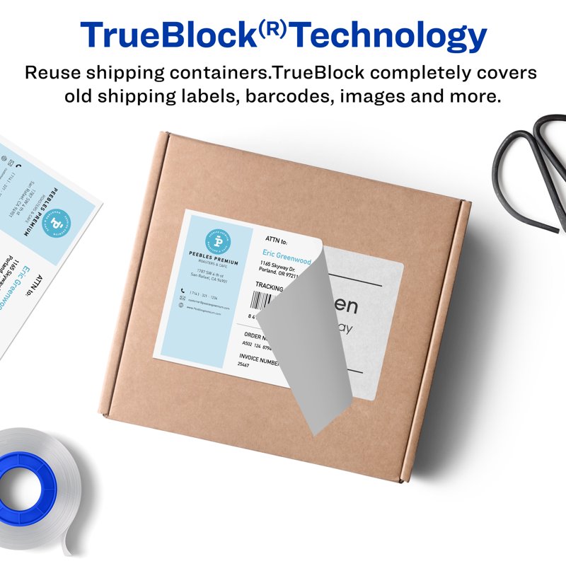 4x6 Shipping Labels with Permanent Adhesive, White, 120 Pack