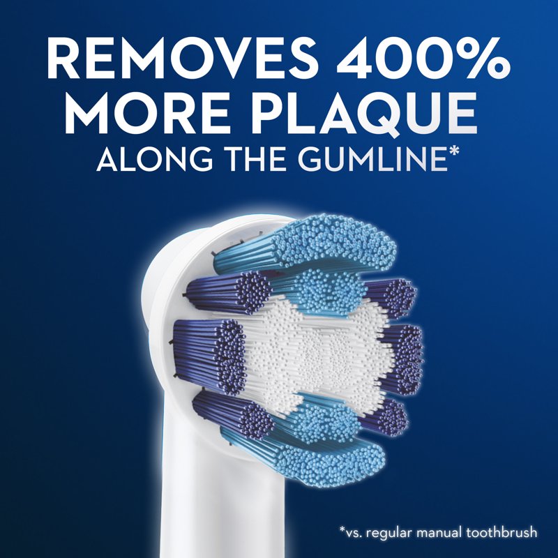 Oral-B Precision Clean X-Filament Replacement Toothbrush Heads - 6 Pack