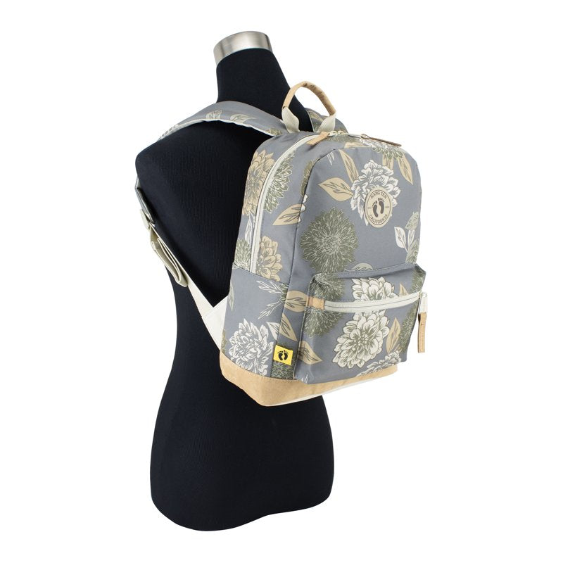 Mini Backpack with Water-Resistant Bottom, Adjustable Straps & Multiple Compartments