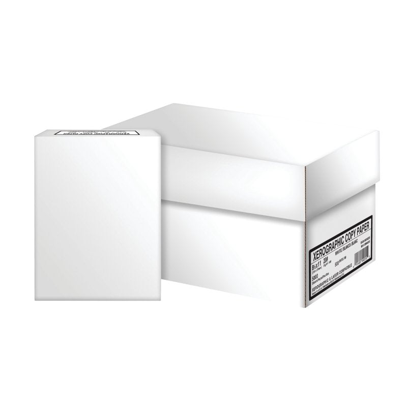 Letter-Size Copy Paper 8.5x11 Inches, 92 Bright White, 20 lb, 10 Ream Case