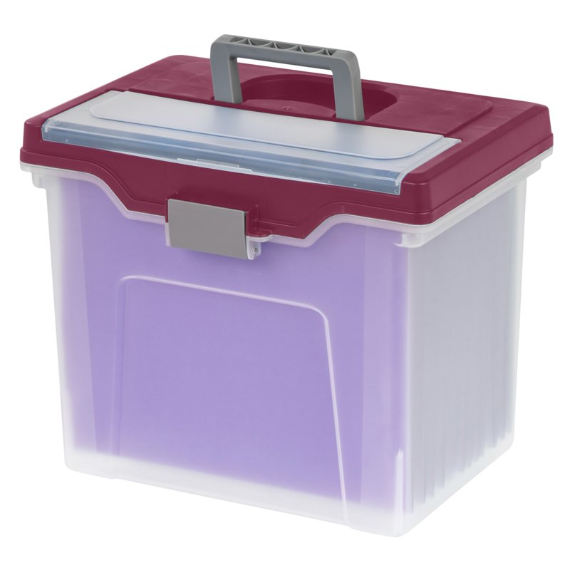 Lockable File Cabinets with Organizer Lid - Office Depot Polypropylene Storage Box