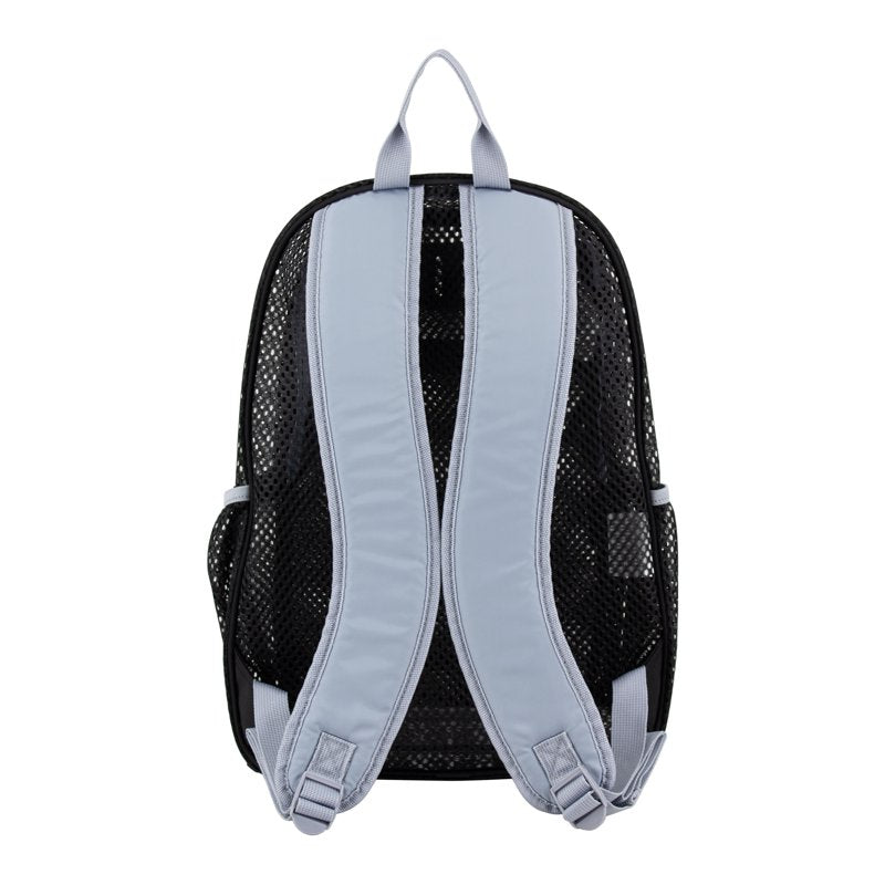 Unisex 17-Inch Mesh Backpack with Multiple Compartments and Hydration Pockets