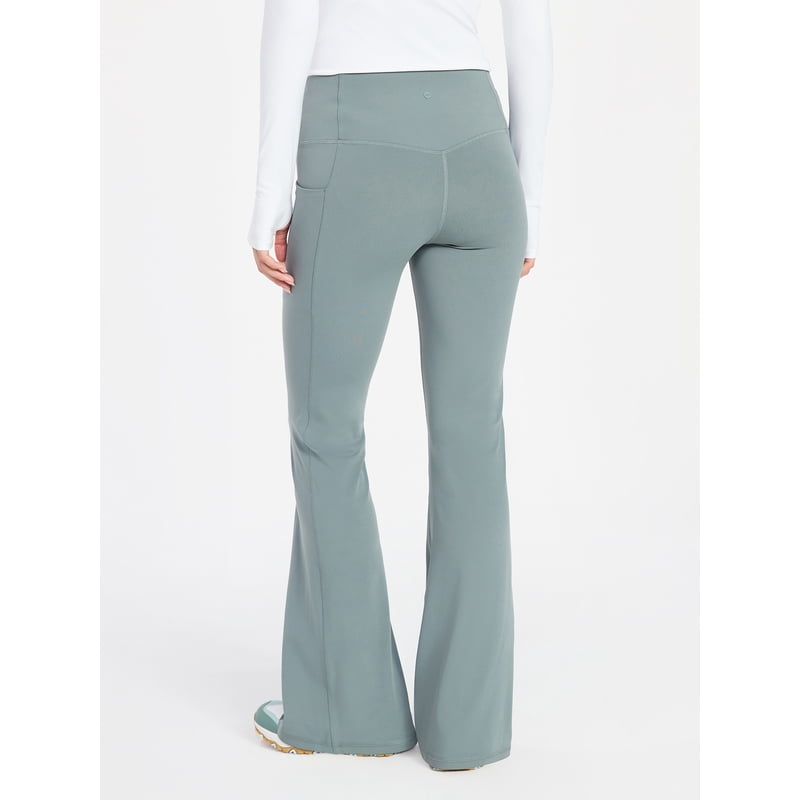 SoftSculpt Flare Leggings with Pockets for Women - Activewear