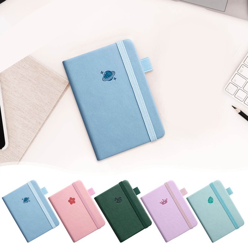 Mini Pocket Notebook A6 - Small Durable Notepad for Notes & Travel