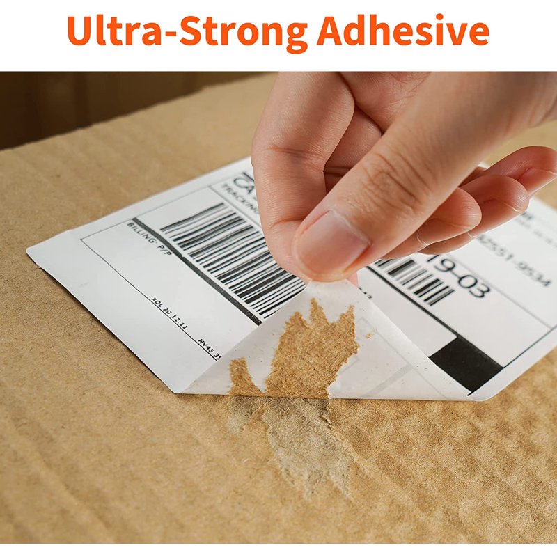 4x6 Inch Thermal Shipping Labels - Self-Adhesive, Waterproof, 350 Labels/Roll
