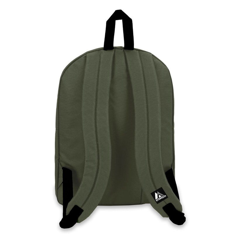 Unisex 16.5-Inch Classic Backpack with Spacious Main Compartment and Front Zipper Pocket