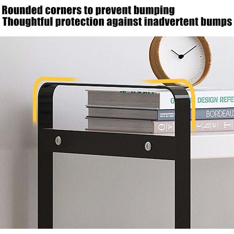 Wooden Desktop Organizer Shelf for Home Office and Workspace