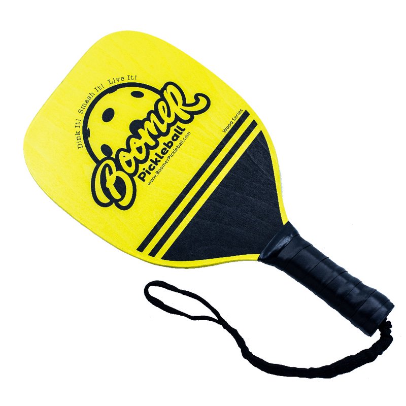 Boomer Wood-Series Pickleball Paddle - Dink Yellow (Variation of THIS listing)
