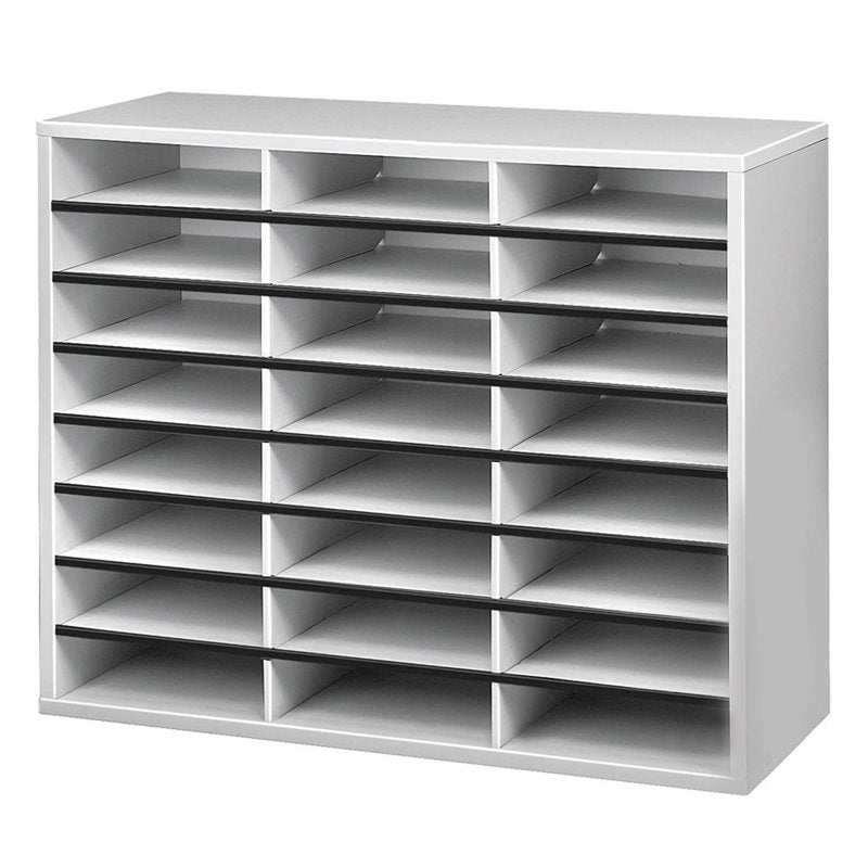 Literature Organizer with 24 Compartments - Office Desk Storage