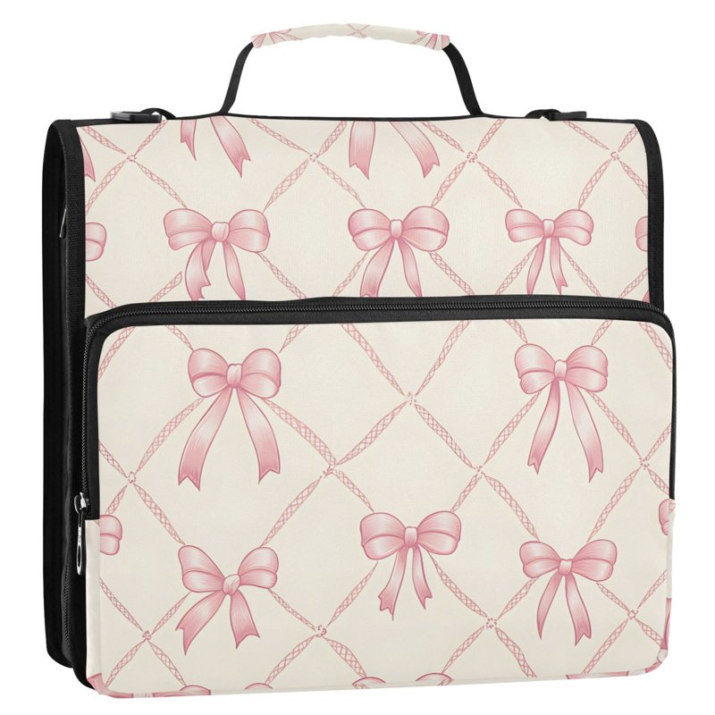 Zipper Binder with Multiple Pockets and 3-Ring File Organizer, 1.5 Inch Capacity