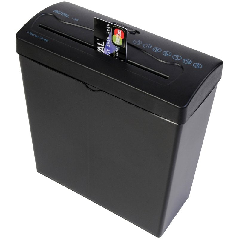 Royal CX6 6-Sheet Crosscut Paper Shredder with Staples and Credit Card Slot