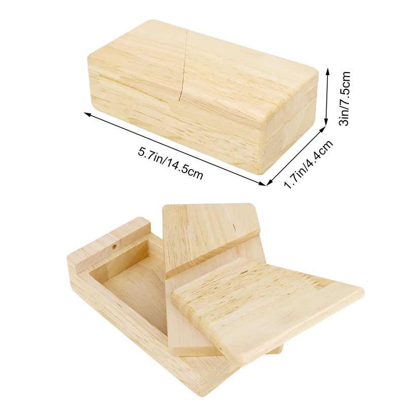 Wooden Puzzle Money Box - Secret Card Holder & Brain Teaser Gift