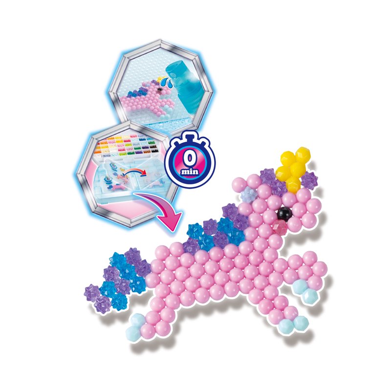 Aquabeads Deluxe Bead Craft Kit with Storage Case - Over 1,400 Water Fuse Beads for Kids