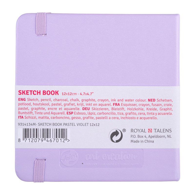 Sketchbook for Drawing and Journaling - 5.1 x 8.3 Inches Pastel Violet