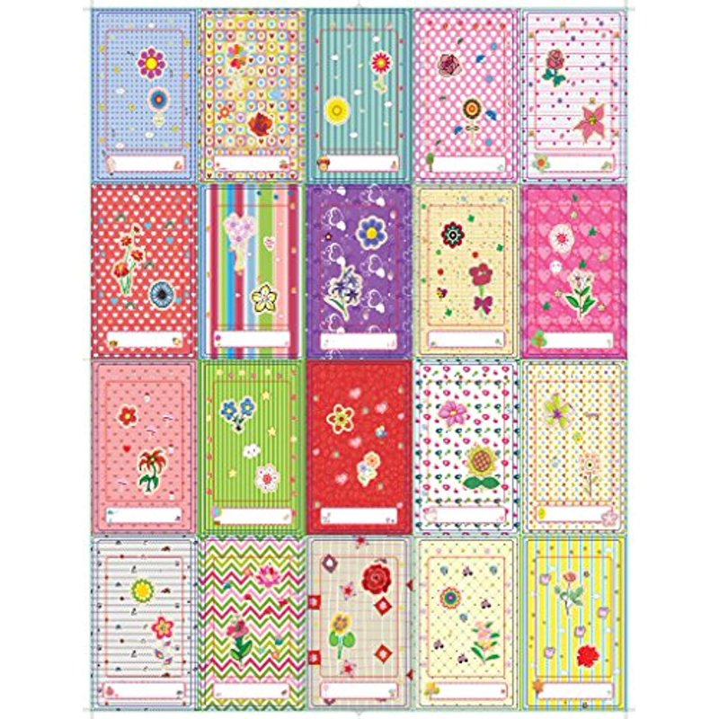 Colorful Photo Border Stickers Pack for Mini Photos - 100 Pieces