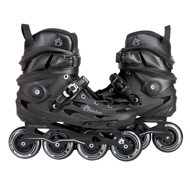 Inline Skates for All Levels - 80mm Wheels, Breathable Boot, No Brakes