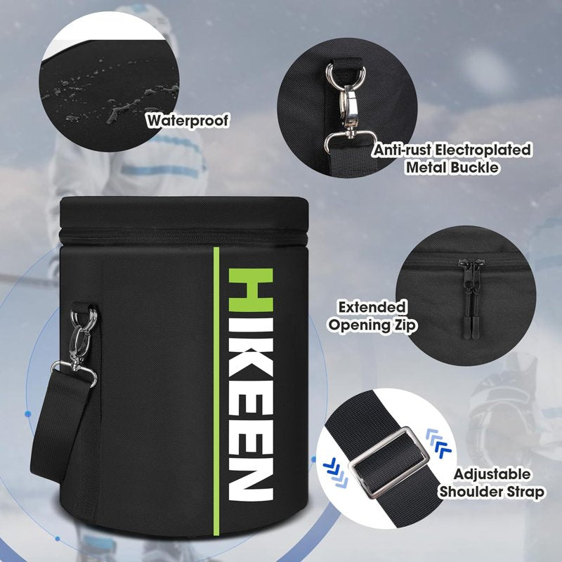 Hockey Puck Bag Holds 50 Pucks Waterproof Durable Carrying Case