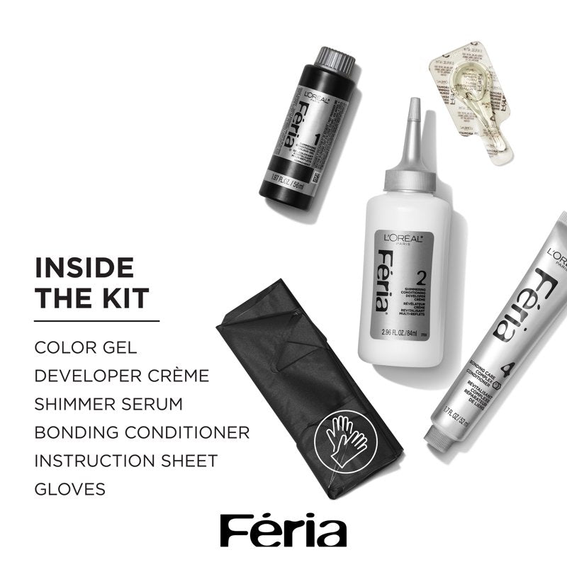 Permanent Hair Color Kit - Multiple Shades & Sizes, Vibrant & Shimmering