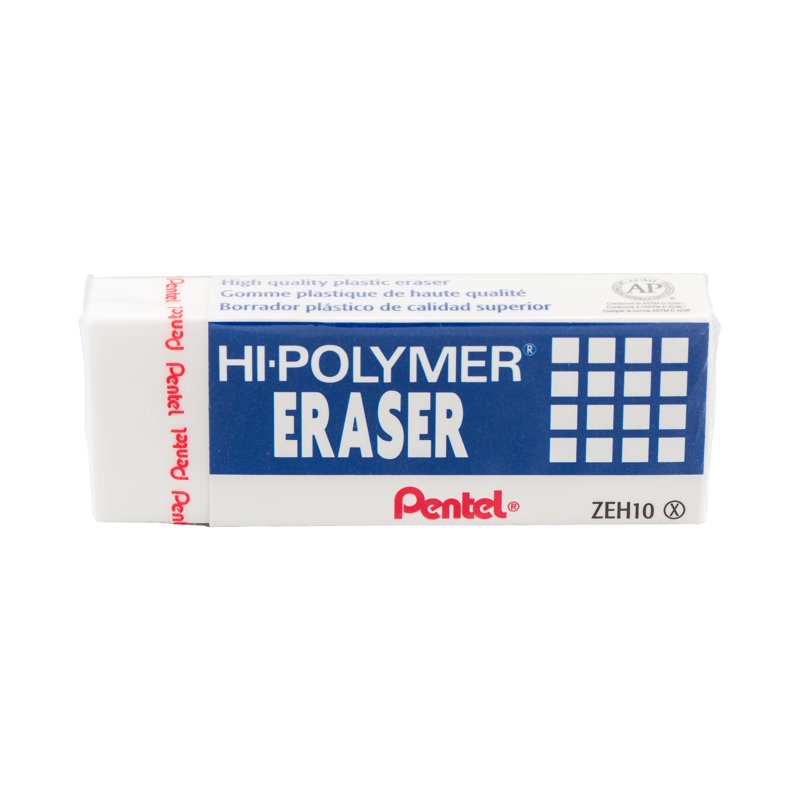 High-Quality Pencil Block Eraser Pack for Precise Erasing - White