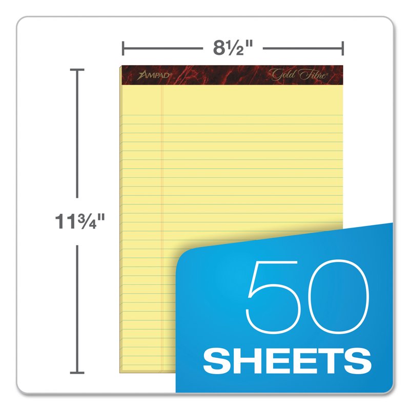 Premium Writing Pads - Letter Size, Microperforated, Heavyweight Paper
