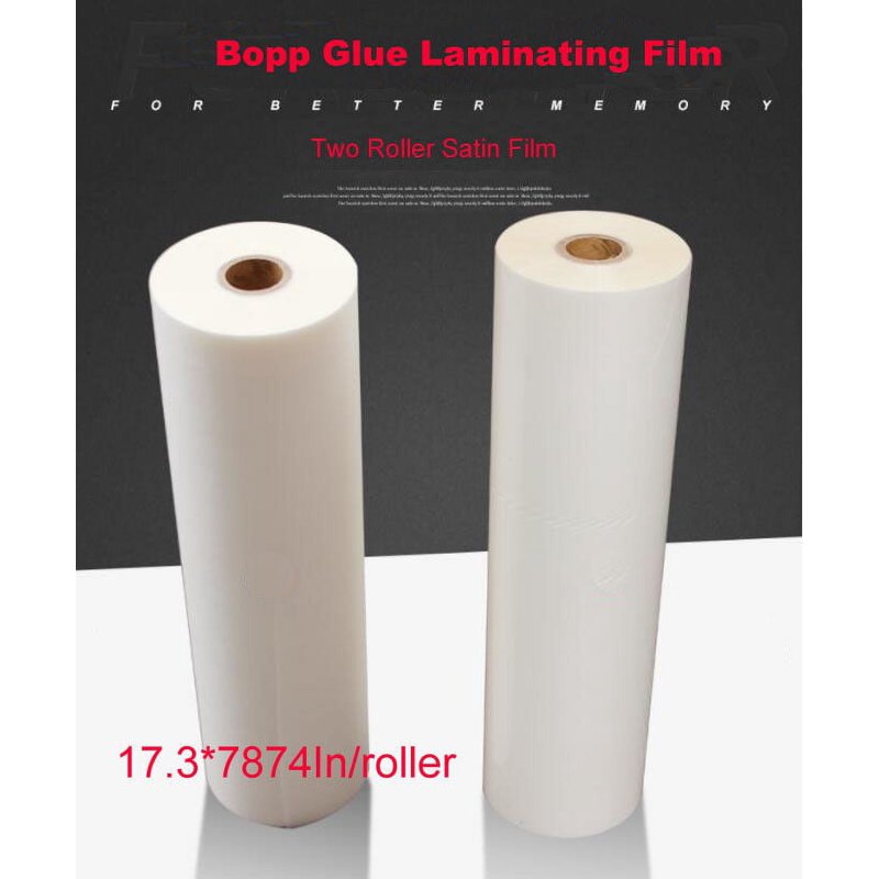 Laminating Film Roll 17.3 Inch x 656 Ft UV Satin Matt Thermal Lamination