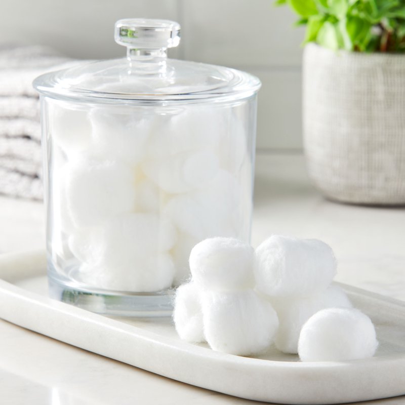 Jumbo Cotton Balls 400 Count - Soft, Absorbent, Multi-Purpose Cotton for Skin Care and DIY