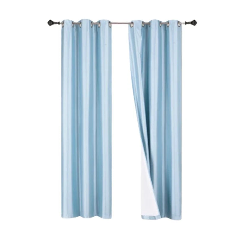 Blackout Window Curtain Panels - 2 Pack, Light Filtering, Noise Reducing, 84 Inches