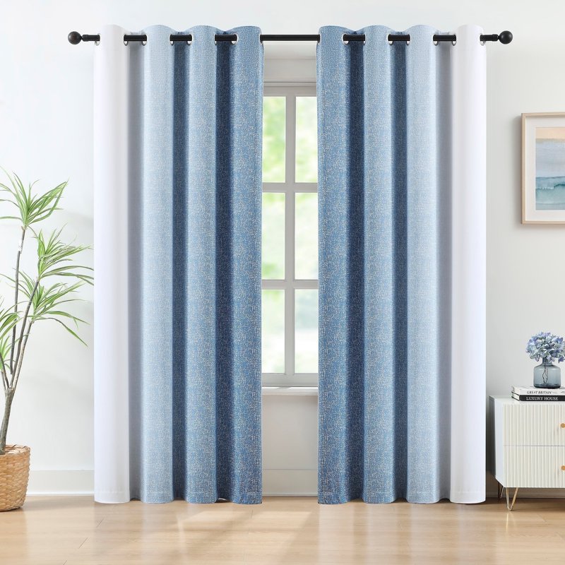 Blackout Grommet Curtains - Triple Weave Light Blocking & Heat Insulation