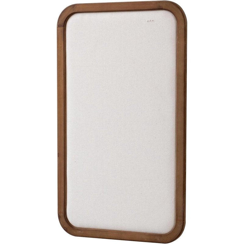 Farmhouse Wooden Bulletin Board 30x18 Inch Wall Message Board with Pins