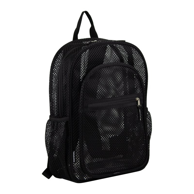 Large Mesh Backpack 6-Pack for School Sports & Travel - Padded Straps & Side Pockets