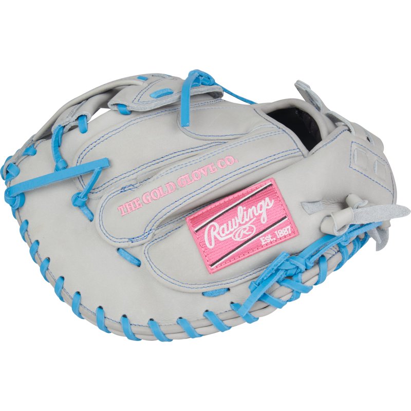 Fastpitch Catcher's Mitt 33-Inch Leather Baseball Glove with Modified H Web