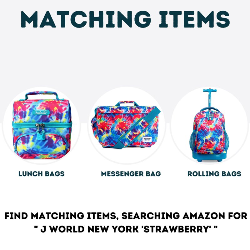 Kids Rolling Backpack 17 Inch School & Travel Bag with Wheels & Organizer
