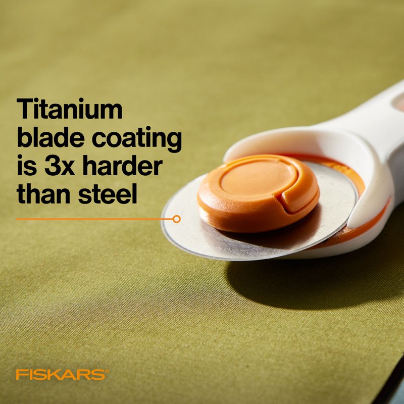 45mm Rotary Blade Set for Cutters - Titanium Coated Durable Blades