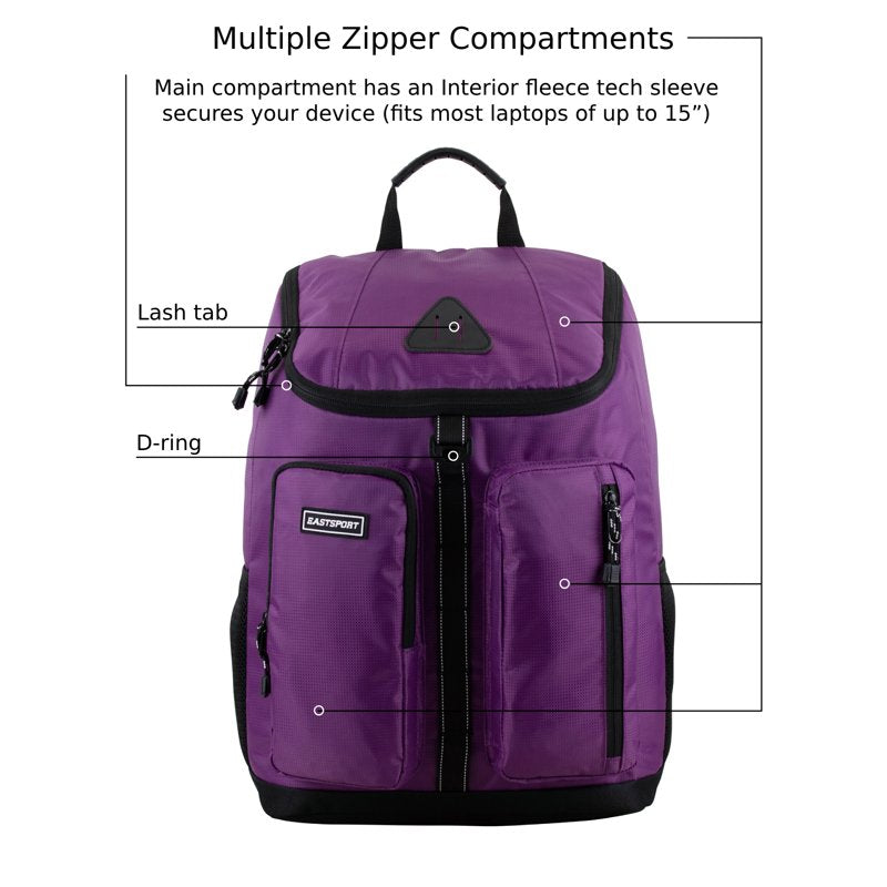 Unisex Top Loader Backpack for School & Travel - Durable & Rugged Design